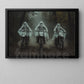 Halloween Ghost Riding Motocross Canvas Painting, Spirited Journey Wall Art Decor, Spooky Season Poster Gift For Motocross Lovers