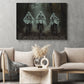 Halloween Ghost Riding Motocross Canvas Painting, Spirited Journey Wall Art Decor, Spooky Season Poster Gift For Motocross Lovers