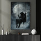 Mysterious Grim Reaper Canvas Painting, Creepy Death Figure Under Rain Wall Art Decor, Poster Gift For Horror Lovers