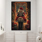 Funny Toilet Canvas Painting, Reading In Toilet Wall Art Decor Xmas Poster Gift For Toilet Lovers