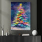 Christmas Tree Canvas Painting, Winter Wonderland Wall Art Decor, Xmas Poster Gift To Decor House Or Office