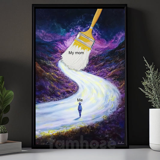 Grateful Canvas Painting, Mother Love Path Wall Art Decor, Poster Gift To Decor House Or Office