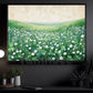 Four-Leaf Clover Canvas Painting, A Quiet Meadow Of Irish Luck Wall Art Decor, Poster St Patrick's Day Gift For Irish Lover