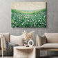 Four-Leaf Clover Canvas Painting, A Quiet Meadow Of Irish Luck Wall Art Decor, Poster St Patrick's Day Gift For Irish Lover