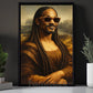 Funny Mona Lisa Canvas Painting, The Notorious Mona Wall Art Decor, Poster Gift For Snoop Dog Rapper Fan