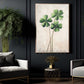 Four-Leaf Clover Canvas Painting, Three Stems Of Luck Wall Art Decor, Poster St Patrick's Day Gift For Irish Lover