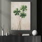 Four-Leaf Clover Canvas Painting, Three Stems Of Luck Wall Art Decor, Poster St Patrick's Day Gift For Irish Lover