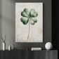 Four-Leaf Clover Canvas Painting, Single Shamrock, Endless Luck Wall Art Decor, Poster St Patrick's Day Gift For Irish Lover