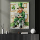 Funny Lucky Shamrock Leprechaun Toilet Canvas Painting, Irish Luck Takes A Break Bathroom Wall Art Decor, Restroom Poster St Patrick's Day Gift For Irish Lover