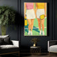 Pickleball Girl Canvas Painting, Women Pickleball Players Sport Wall Art Decor, Poster Gift For Pickleball Lovers
