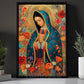 Virgin Mary Canvas Painting, Our Lady Of Guadalupe Wall Art Decor, Poster Gift To Decor House Or Office