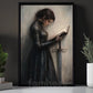 Reading Canvas Painting, The Keeper Of Forgotten Pages Wall Art Decor, Poster Gift For Book Lover