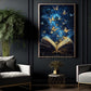 Book Canvas Painting, Dreamy Butterfly Book Wall Art Decor, Poster Gift For Reading Lovers