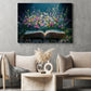 Books Canvas Painting, Where Stories Bloom Wall Art Decor, Poster Gift For Reading Lovers, Book Lovers