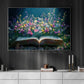 Books Canvas Painting, Where Stories Bloom Wall Art Decor, Poster Gift For Reading Lovers, Book Lovers