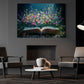 Books Canvas Painting, Where Stories Bloom Wall Art Decor, Poster Gift For Reading Lovers, Book Lovers