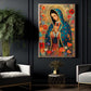 Virgin Mary Canvas Painting, Our Lady Of Guadalupe Wall Art Decor, Poster Gift To Decor House Or Office