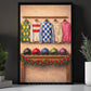 Kentucky Derby Day Canvas Painting, Jockey Silks and Helmets Wall Art Decor, Poster Gift For Horse Racing Lover