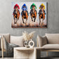 Secretariat Horse Canvas Painting, Secretariat Race Day Rush Wall Art Decor, Poster Gift For Horse Racing Lovers, Fan Of Kentucky Derby