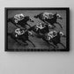 Kentucky Derby Day Canvas Painting, Black And White Horse Racing Wall Art Decor, Poster Gift For Horse Racing Lover