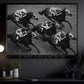 Kentucky Derby Day Canvas Painting, Black And White Horse Racing Wall Art Decor, Poster Gift For Horse Racing Lover