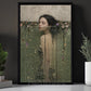 Woman In Water Canvas Painting, Between Water And Flowers Wall Art Decor, Poster Gift For Moody Feminine Bedroom