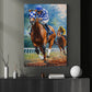 Secretariat Canvas Painting, 1973 Triple Crown Winner Wall Art Decor, Poster Gift For Horse Racing Lovers