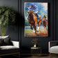 Secretariat Canvas Painting, 1973 Triple Crown Winner Wall Art Decor, Poster Gift For Horse Racing Lovers