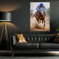 Secretariat Canvas Painting, 1973 Triple Crown Champion Wall Art Decor, Poster Gift For Horse Racing Lovers