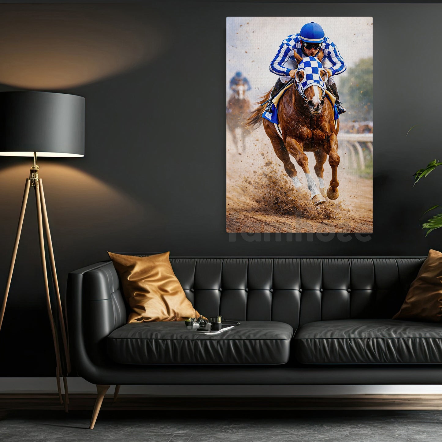Secretariat Canvas Painting, 1973 Triple Crown Champion Wall Art Decor, Poster Gift For Horse Racing Lovers