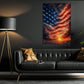 July 4th Canvas Painting, Liberty Sky Wave Wall Art Decor, Poster Independence Day Gift For American Lover