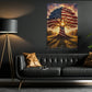 July 4th Canvas Painting, Roots Of Freedom American Flag Wall Art Decor, Poster Independence Day Gift For American Patriot