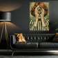 Surreal Psychological Portrait Canvas Painting, What The Mind Refuses To Show Wall Art Decor, Poster Gift For Surreal Art Lover
