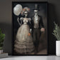 Eternal Vows A Gothic Romance, Valentine's Day Couple Canvas Painting, Love Wall Art Decor - Valentines Poster Gift