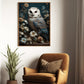 Owl Look At You, Owl Canvas Painting, Wall Art Decor, Poster Gift For Owl Lovers