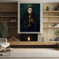 Queen With Crown, Victorian Canvas Painting, Gothic Wall Art Decor, Poster Gift For Queen Lovers