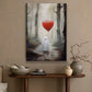 Ghost Hold Heart Balloon, Ghost Canvas Painting, Forest Wall Art Decor, Spooky Poster Gift