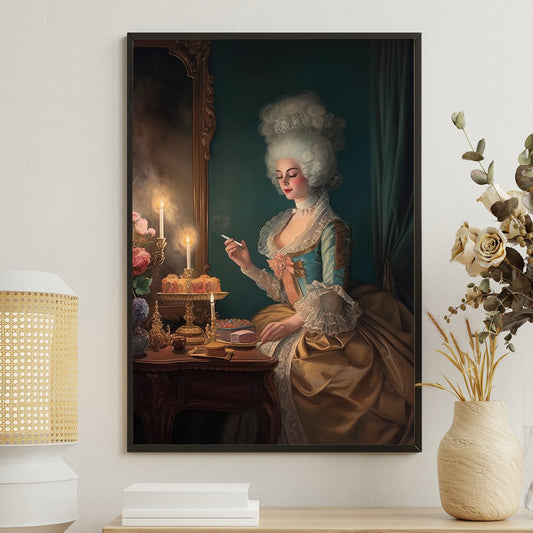 Elegant Historical Women, Victorian Canvas Painting, Women Wall Art Decor, Mythical Queen Poster Gift