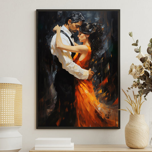 You And Me Together, Victorian Canvas Painting, Wall Art Decor, Couple Poster Gift