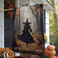 Autumnal Witch's Path, Halloween Garden Flag & House Flag, Witch Outdoor Decor, Spooky Yard Decor Gift For Witch Lovers