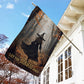 Autumnal Witch's Path, Halloween Garden Flag & House Flag, Witch Outdoor Decor, Spooky Yard Decor Gift For Witch Lovers