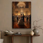 Romantic Ballroom Dancers, Victorian Ballroom Canvas Painting, Wall Art Decor, Poster Gift For Dance Lovers