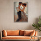 Romantic Dance Couple, Victorian Canvas Painting, Love Wall Art Decor, Poster Gift For Dance Lovers