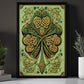 A Tapestry Of Celtic Knots, St Patrick's Day Canvas Painting, Patricks Day Wall Art Decor, Pattern Poster Gift