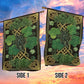 Shamrock And Celtic Knot, St Patrick's Day Garden Flag & House Flag Gift, St Patricks Day Irish Outdoor Decoration
