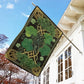 Shamrock And Celtic Knot, St Patrick's Day Garden Flag & House Flag Gift, St Patricks Day Irish Outdoor Decoration