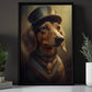 Gentlemen Dachshund In Suit, Victorian Dog Canvas Painting, Victorian Animal Wall Art Decor, Poster Gift For Dachshund Lovers