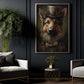 Gentlemen German Shepherd In Victorian Style, Victorian Dog Canvas Painting, Victorian Animal Wall Art Decor, Poster Gift For Gentlemen German Shepherd Lovers