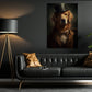 Gentlemen Golden Retriever In Victorian Style, Victorian Dog Canvas Painting, Victorian Animal Wall Art Decor, Poster Gift For Gentlemen Golden Retriever Lovers