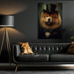 Chow Chow In Victorian Style, Victorian Dog Canvas Painting, Victorian Animal Wall Art Decor, Poster Gift For Chow Chow Dog Lovers